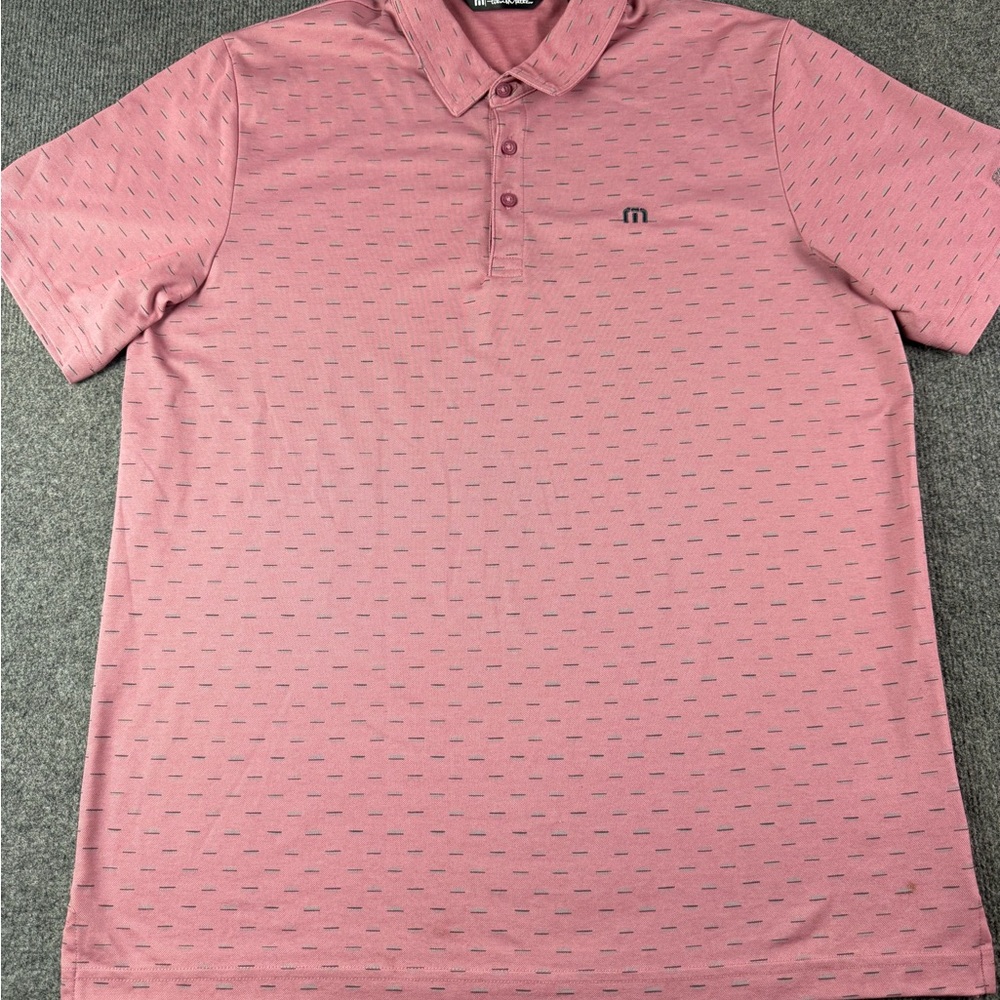 Travis Mathew Mens Supima Cotton Blend Short Sleeve Golf Polo Shirt Size XL - Picture 2 of 9